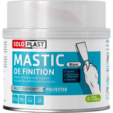 Mastic Blanc De Finition Polyester Soloplast, 435 G (1/5)