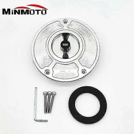 Gas Fuel Tank Cap Cover For Cb400 Cb500/s Cb 600f/900f Cb1000 Cb1100 Cb1300 St1300 Cbf600n/s Cbf1000/500( Silver Black) (1/5)