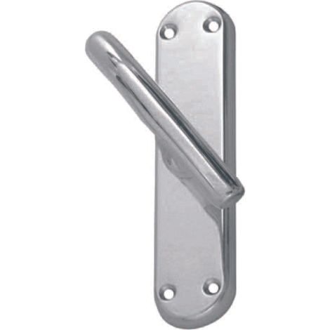 Cremonese vega in zama finitura ottone cromo satinato - movimento martellina quadro mm.7