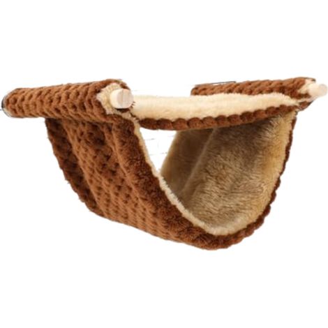 Nid douillet suspendu BWOGUE pour oiseaux d'hiver, cabane confortable, maisonnette pour perroquets, perchoir pour perruches, calopsittes, inséparables, cacatoès, pinsons, hamsters, chinchillas et coch (1/5)