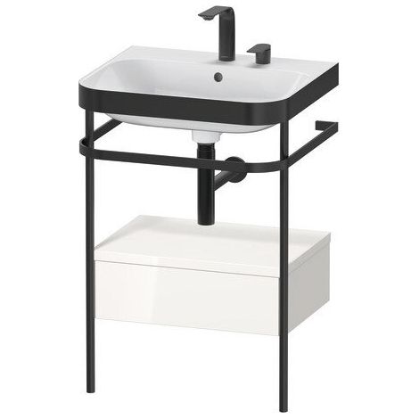 DURAVIT HP4740E2222 Support métallique avec SK pour Happy D.2 Plus, 2 GW
