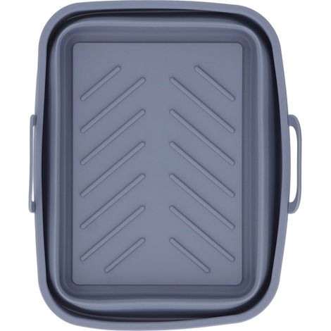 Plaque de cuisson rectangulaire en silicone pour autocuiseur, gris, accessoire de cuisine. (1/5)