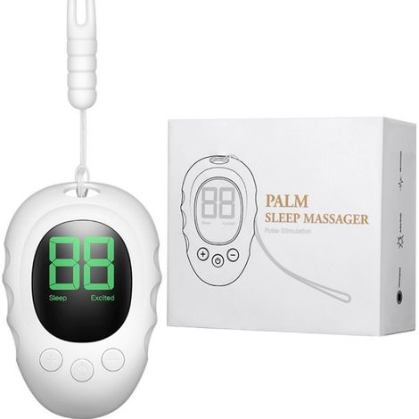 Appareil de Sommeil Portable, Aide au Sommeil Nocturne Compact avec Écran, Réducteur d'Anxiété et Outil de Détente, Blanc (1/5)