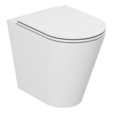 WC Azzurra Forma Filomuro Vortice Senza Brida 54x37 bianco (1/2)