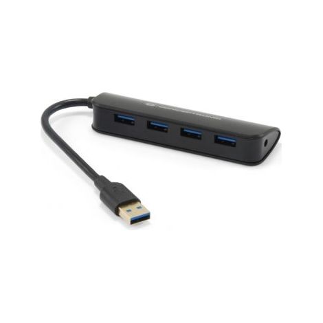 Hub USB Conceptronic C4PUSB3 Negro