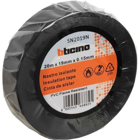 Nastro isolante Bticino 19mm 20mt nero