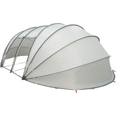 Pool Tent Dome Grey 538 x 440 x 204 cm vidaXL