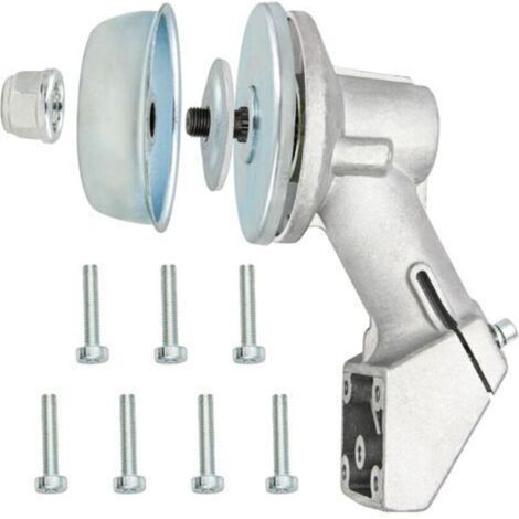 Tête de boîte de vitesses de coupe-bordures 4137 640 0100 pour débroussailleuses Stihl FS90 FS90R FS94 FS94R FS100RX FS110 FS120 FS130 FS130R FS200 FS240 FS240R FS250 FS-KM FS44 FS80 FS83 F (1/4)