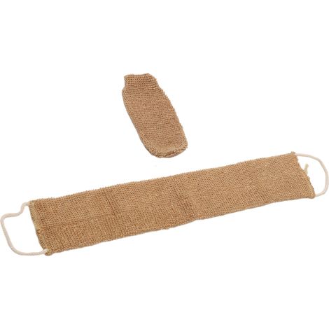 Gant de douche exfoliant portable en ramie pour le bain et la douche, pour hommes et femmes, pour une utilisation quotidienne. (1/5)