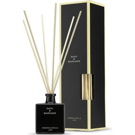 Cereria Molla Diffusore per Ambiente Basilico e Mandarino 100 ml