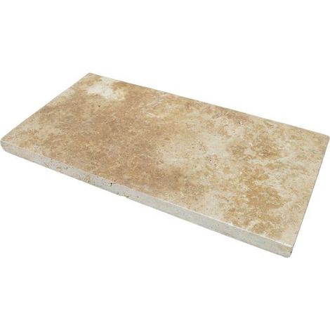 Pas japonais Travertin Mix 1er choix - 61x33x3 cm - À l'unité - Ti'ma Stone (1/5)