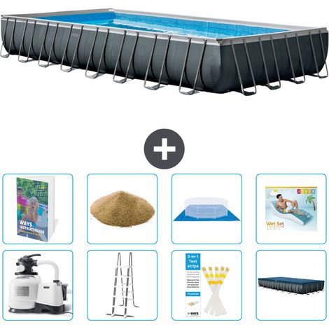Intex Piscina Ultra XTR Rettangolare - 975x488x132 cm - 9-pezzi S545 (1/4)