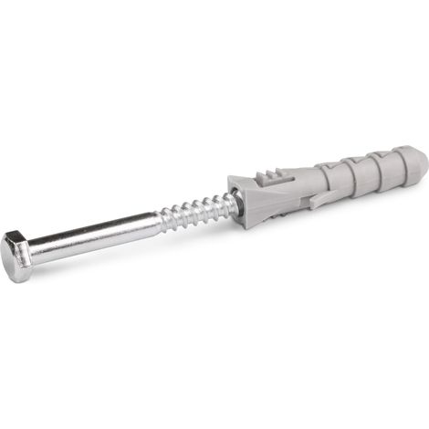 Tassello di espansione FIX 10x50 mm con vite a testa esagonale 6.0x80 mm - blister - 4 pezzi (1/4)