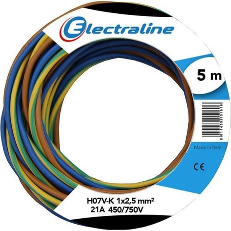 Câble electraline h07v-k 450/750v 5 mètres - 25148