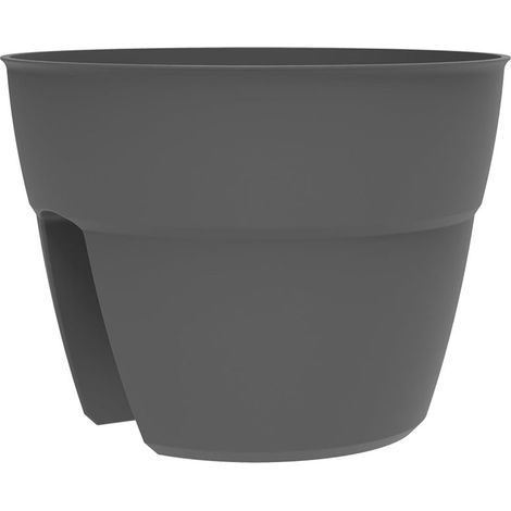 Pot cavalier OSAKA Gris anthracite Ø30 cm, 8L - EDA (1/5)