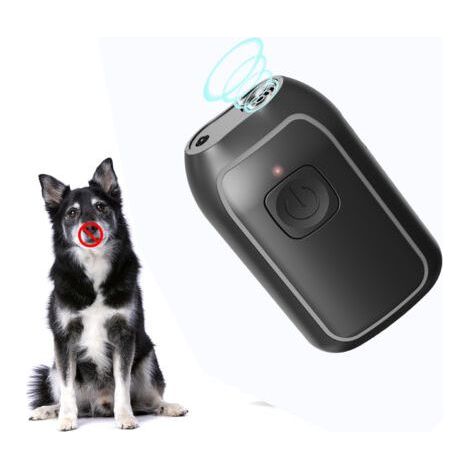 Leistungsstarkes Ultraschall-Hundeabwehrgerät mit LED, Ultraschall-Antibellgerät für den Innen- und Außenbereich, Antibellgerät für kleine, mittlere und große Hunde (1/5)