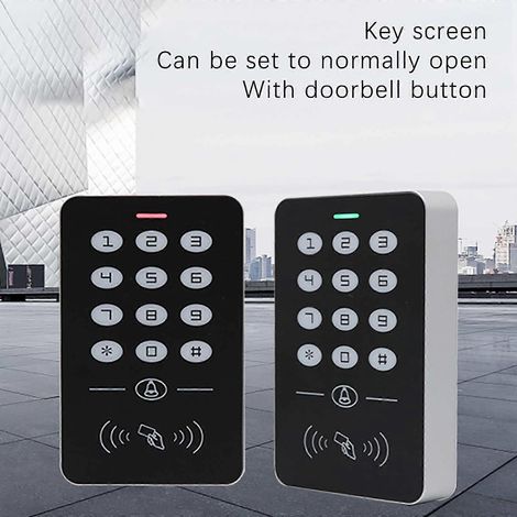 Serrure de porte sans clé, avec clavier, serrure électronique à écran tactile, verrouillage automatique, 10 000 utilisateurs, cadeau idéal pour les fêtes – compatible avec [nom de la marque] (1/5)