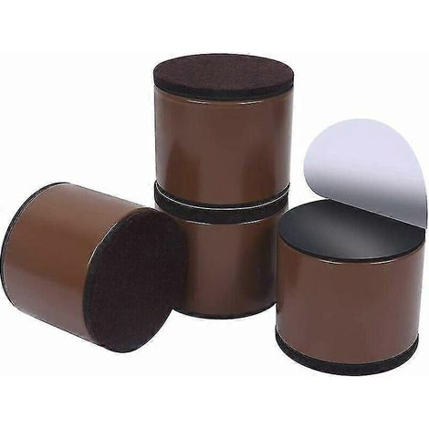 Rallonges de meuble pour canapé et lit - 5 cm en acier au carbone, brun (1/5)