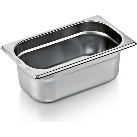 Bac inox GN 1/4 H 100 mm 2,8 ltr GN ESSENTIALS - Was Germany
