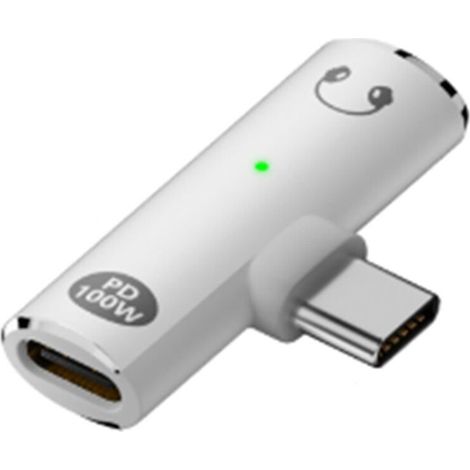Adaptateur audio auxiliaire 2-en-1 PD100W USB-C Type-C avec prise casque et chargeur, vers prise casque HiFi 3,5 mm (1/5)