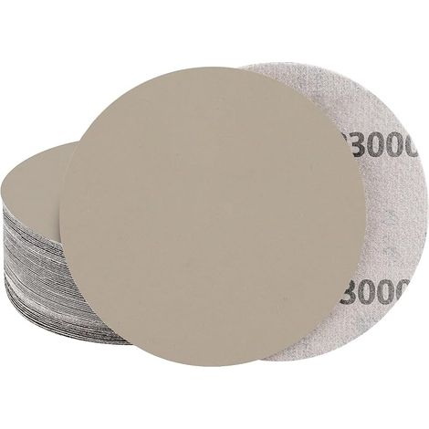 Lot de 20 disques abrasifs en carbure de silicium 150 mm grain 3000 (1/5)