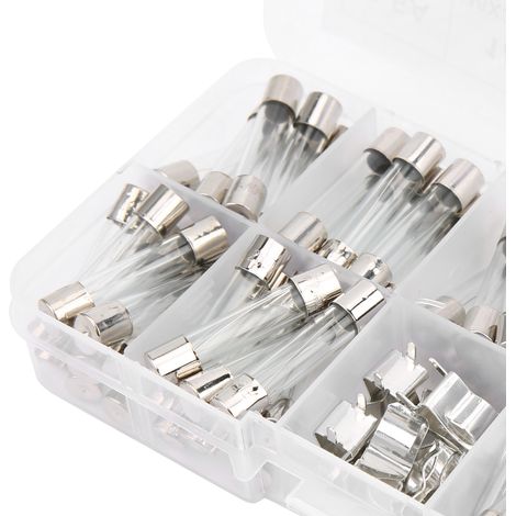 Schnellschmelzende Glassicherung M6x30mm, 0,5A30A. (1/5)