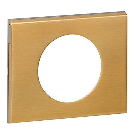 Legrand Piastra Céliane finitura in bronzo dorato metallizzato