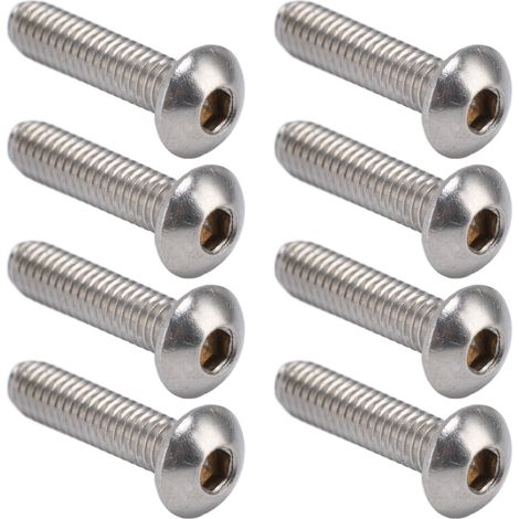 100 vis à tête cylindrique creuse M4 en acier galvanisé pour l'industrie des machines de précision 2802-0004-0016