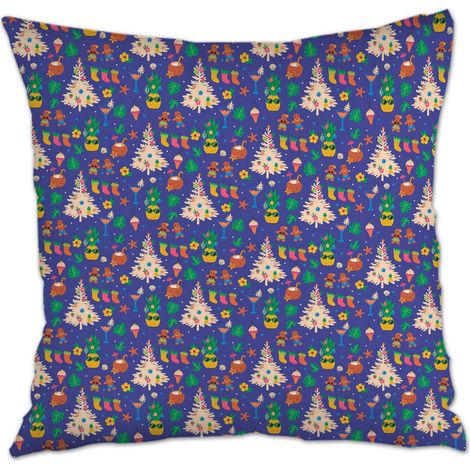 Housse de coussin 45x45 cm carrée solide pour chambre à coucher salon décoration de la saint-valentin (1/5)