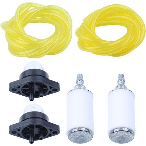 2 pieds kit de filtre de ligne de carburant amorce ampoule pour Poulan 1950 2025 2075 2150 2350 2055 2150 2175 2375 PP210 PP230 PP260 coupe-bordures (1/5)