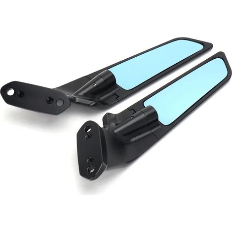 Pièces de modification pour moto : Rétroviseur avec aileron pour Kawasaki Ninja 400/650 2018-2022 (importation transfrontalière). (1/4)