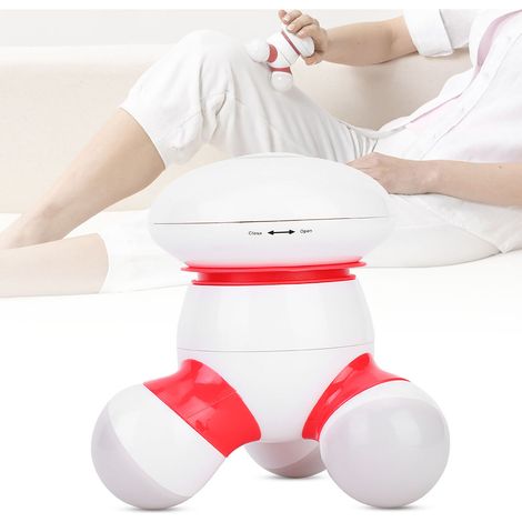 Wiederaufladbares USB-Massagegerät mit Licht- und wohltuender Vibrationsfunktion (1/5)