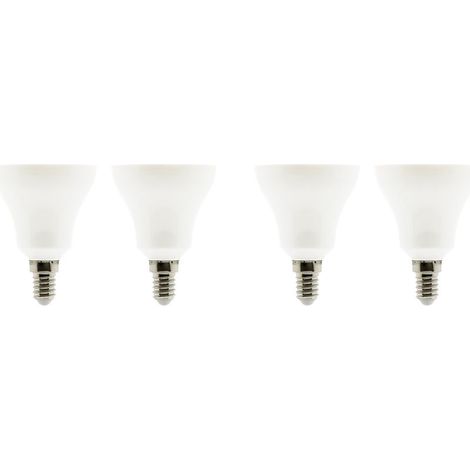 Lot de 4 ampoules LED Standard 10W E14 2700K -