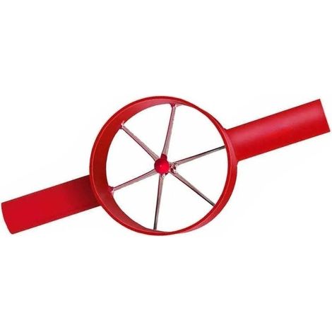 Fendeur à Bambou Manuel en Acier, Séparateur de Bambou Robuste avec Manche Allongé, Outil de Fendage Efficace pour Artisanat, Vannerie et Projets DIY (Rouge, 6 Coupes) (1/5)