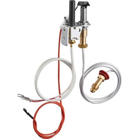 VEVOR Conjunto de Quemador Piloto de Gas Natural, OE 446-512A, HSRV 446-512A, SRV 446-512A, para Chimenea, Compatible con los Modelos Heat & Glo, Heatilator, Lennox y Regency, 160 x 120 x 40 mm (1/5)