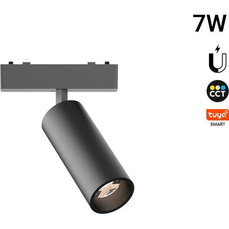 Foco LED Orientable Para Carril Magnético - 7W - 26mm - 24°