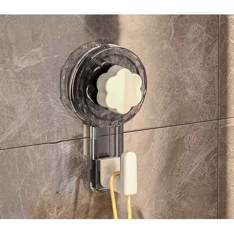 crochets porte-serviettes de salle de bain, ventouses extra-fortes (65 mm), réutilisables pour la salle de bain, la cuisine, le camping et la voiture, crochets à ventouse pour salle de bain (1/5)