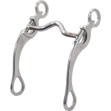 Morso western in ferro a collo d'oca con chiamate in alluminio 12 mm