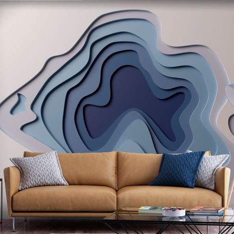 Papier peint Time Layers - 150 x 105 cm (1/4)