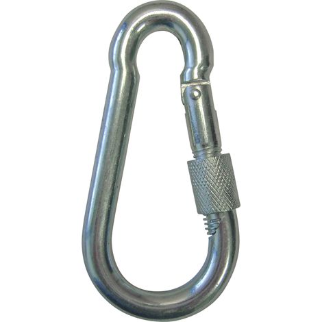 Mousqueton poire diamètre 13x160 mm a vis zingué (par 10 pces) LEVAC - 5264JV