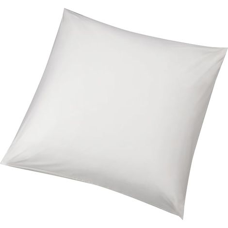 Confezione da 2 federe ipoallergeniche Amazon Basics, bianche, 65 x 65 cm (1/5)