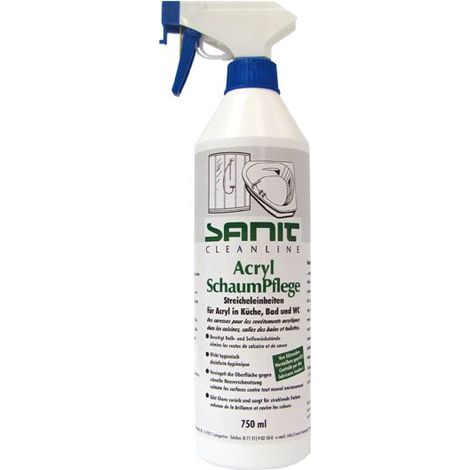 Sanit AcrylSchaumPflege 3040 750 ml, Flasche