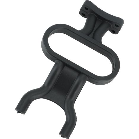 Frontstoßstange für RC-Cars, 140 mm lang, aus schwarzem Kunststoff, stoßfest, mit verstärkter Polsterung, kompatibel mit ZD Racing 9116 MT8 08427 1/8 (1/4)