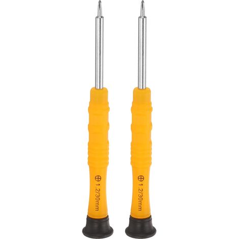 2 pièces PH1.2 Mini Tournevis Phillips 3mm Jaune (1/5)
