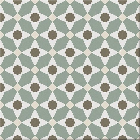 Carrelage sol effet carreaux de ciment Classico manila warm 20x20 cm - Réflex boutique (1/3)