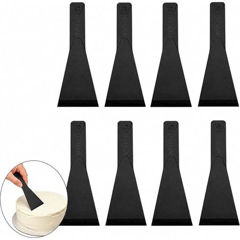 Spatule Raclette Lot de 8,Spatule Raclette Plastique,Spatule Pour Poêlon (1/5)