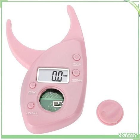 Testeur de plis cutanés - FAFEICY - Pied à coulisse numérique - Portable - 0-50 mm - Rose (1/5)