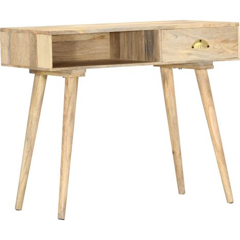 Table console 90x45x75 Bois de manguier massif (1/5)