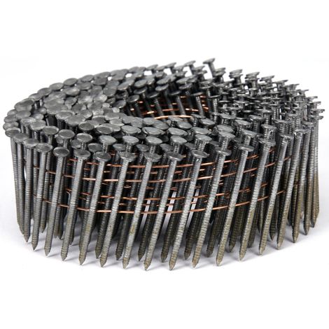 Clous pour cloueuses pneumatiques, cloueuses à tambour 2,1 x 38 mm, 7 200 pièces