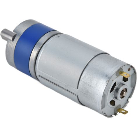 Getriebemotor Drehzahlreduzierung Planetengetriebe Kohlebürsten D-Welle Zubehör DC 12V für Roboter Haushalt 32RPM (1/5)
